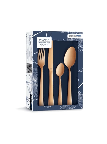 Beckmann & Rommerskirchen 16-tlg. Besteckset PADINA in kupfer