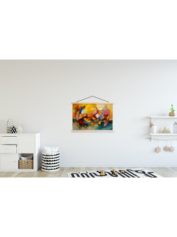 MuchoWow Poster mit Leiste Geometrie