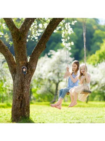 relaxdays Zwerg mit Fenster in Bunt