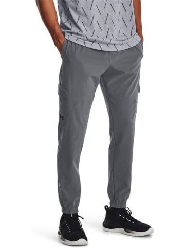 Under Armour Cargohose "UA Stretch Woven Cargo Pants" in Grau