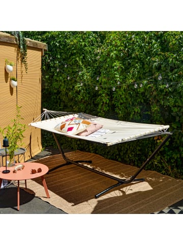 AMANKA Hängematte Ibiza mit Gestell Positano in beige