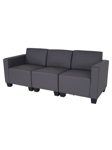 MCW Modular 3-Sitzer Sofa Moncalieri, Dunkelgrau