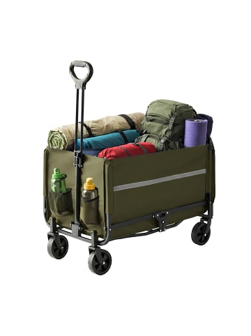 relaxdays Bollerwagen in Grün - (B)50 x (H)97 x (T)76 cm