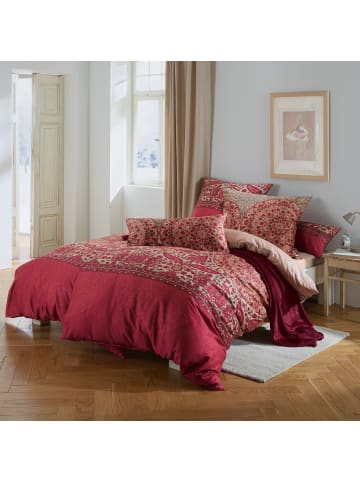 REDBEST Satin Bettwäsche in rot