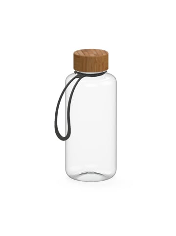 elasto Trinkflasche "Natural" in schwarz- 1 l