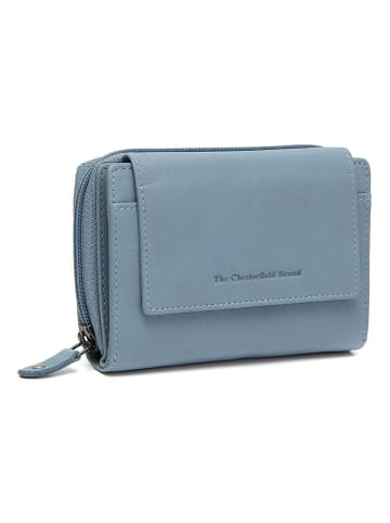The Chesterfield Brand Orveta Geldbörse RFID Schutz Leder 13 cm skyblue