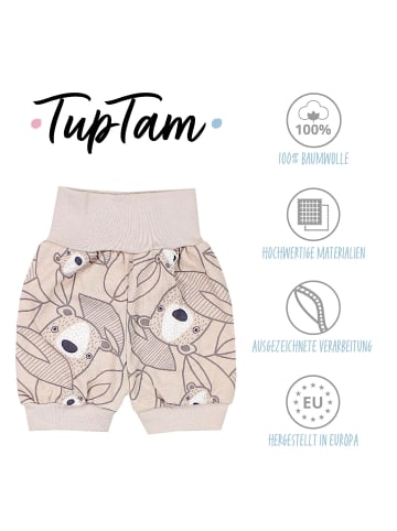 TupTam 5er- Set Sommershorts in grau/grün