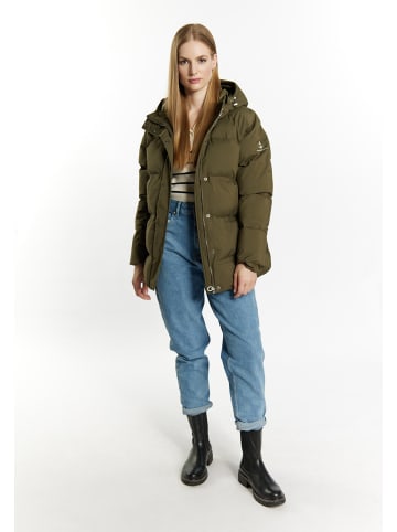 DreiMaster Damen Winterjacke Mit Wattierung in Militäroliv