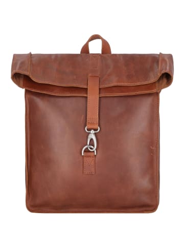 Cowboysbag Kirkby Rucksack Leder 38 cm Laptopfach in cognac