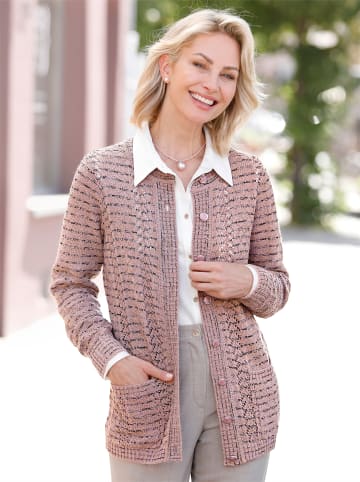 WITT WEIDEN Strickjacke in mauve-meliert