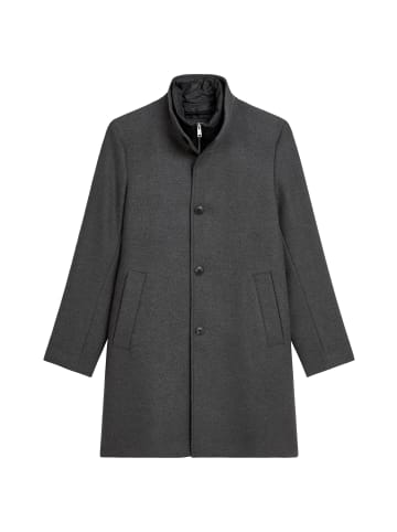 Marc O'Polo Wollmantel in Dark Grey Melange