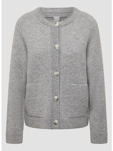 Rabe Strickjacke in Grau