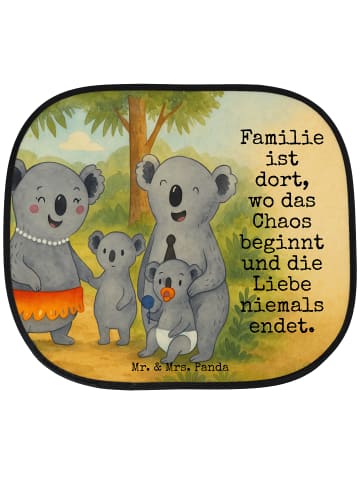 Mr. & Mrs. Panda Sonnenblende Auto Koala Familie Design mit Spruch in Weiß