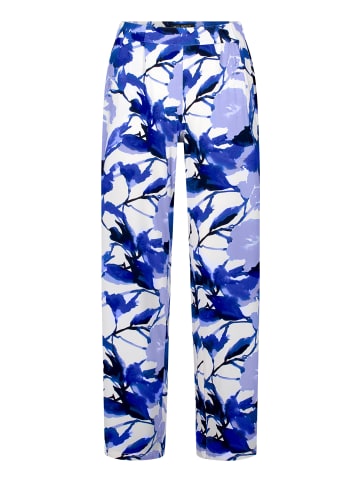 Betty Barclay Schlupfhose mit Eingrifftaschen in Weiß/Blau