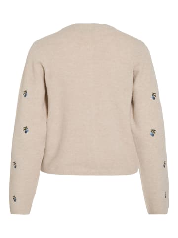 Vila Strickjacke in Feather Gray