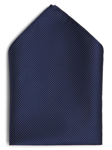 Finshley & Harding London Krawatte und Einstecktuch in marine - 0004