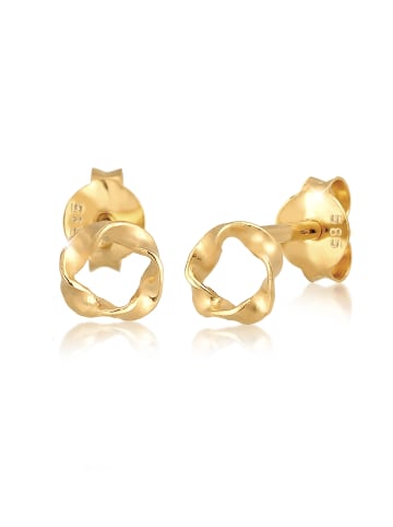 Elli Ohrringe 585 Gelbgold Twisted in Gold