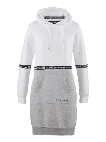 Bruno Banani Sweatkleid Berg in Weiß