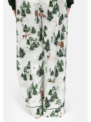 Cyberjammies Fern Pyjama Bottoms Loungewear in weiß