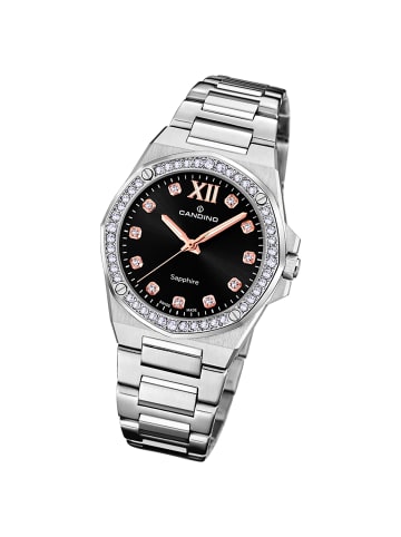 Candino Analog-Armbanduhr Candino Elegance silber mittel (ca. 34mm)