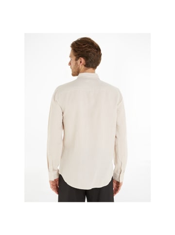 Calvin Klein Langarmhemd in stony beige