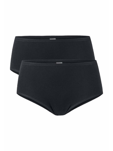 Hessnatur Panty Regular Cut 2er-Set in schwarz