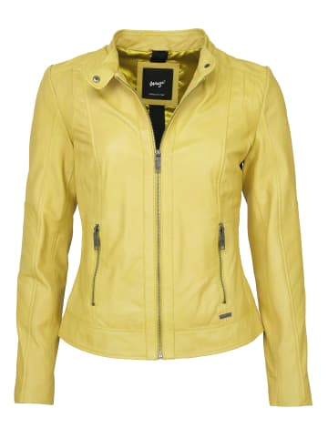 Maze Lederjacke Marcie in lemon