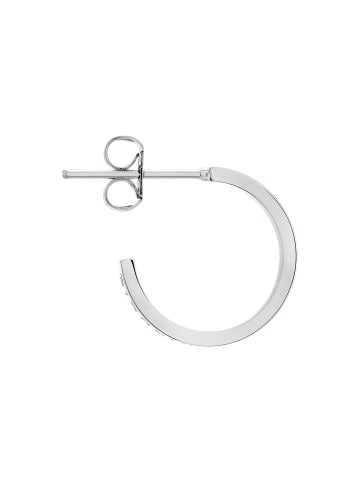 LIEBESKIND BERLIN Ohrringe The Small Logo Hoops in silber