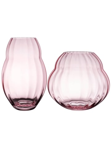 Villeroy & Boch 2er Set Vasen-Set Rose Garden Home 17 cm & 20 cm in rosé