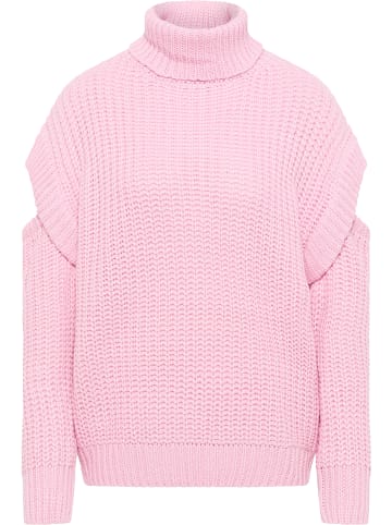 myMo Rollkragenpullover in Rosa