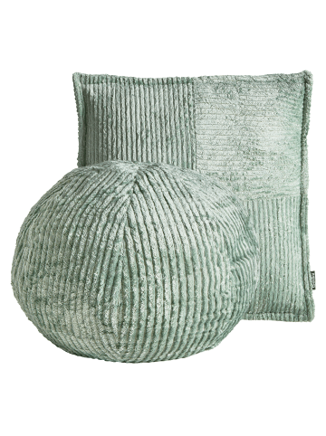 Beliani 2er-Set Dekokissen MARANTA in Grün