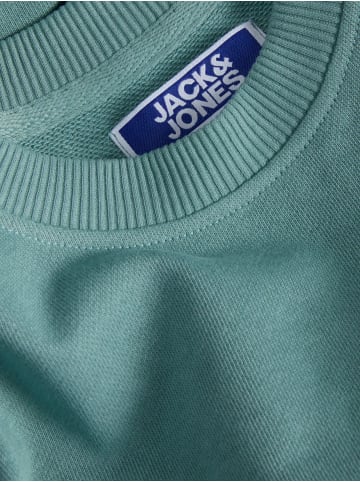 JACK & JONES Junior Sweatshirt JJCOLLEGE LOGO SWEAT CREW JNR in mineral blue