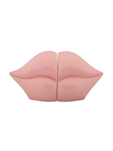 Mauro Ferretti Rosa Buchstütze in Mundform, 27 x 9 x 13 cm