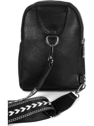 styleBREAKER One Shoulder Rucksack Tasche in Schwarz