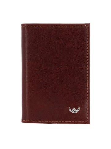 Colorado Kreditkartenetui RFID Schutz Leder 7 cm tabacco