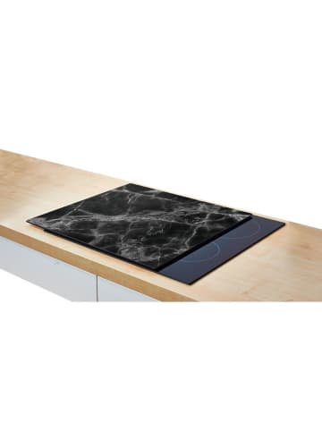 Zeller Present Herdblende-/Abdeckplatte in schwarz