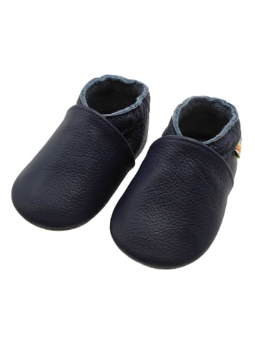 Yalion Baby Krabbelschuhe aus Leder, weiche Lauflernschuhe mit rutschfester Sohle