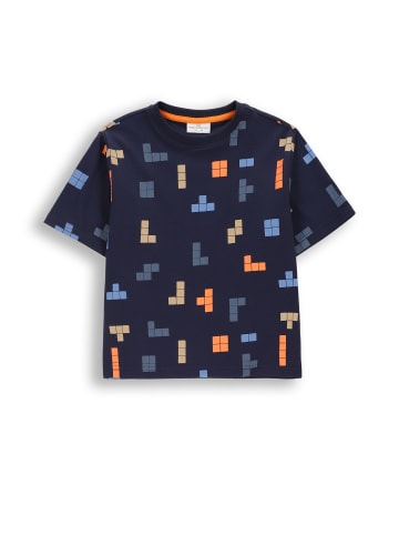 Coccodrillo T-Shirt mit kurzen Ärmeln in dunkelblau