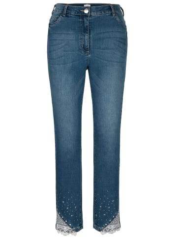 MIAMODA Jeans in bleached denim