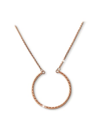 SilberDream 925 Silber vergoldet (Roségold 333) Damen SilberDream Kette  ca. 41,5cm