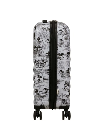 American Tourister Wavebreaker Disney - 4-Rollen-Kabinentrolley 55 cm (rot) in minnie comics white