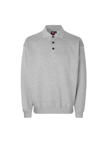 IDENTITY Sweatshirt klassisch in Grau meliert