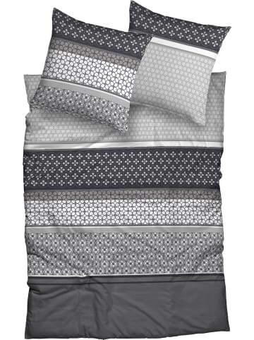 Casatex Satin Bettwäsche in grau-anthrazit