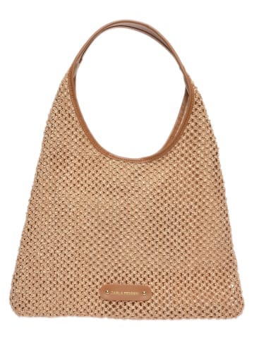 Carla Ferreri Strandtasche in Braun