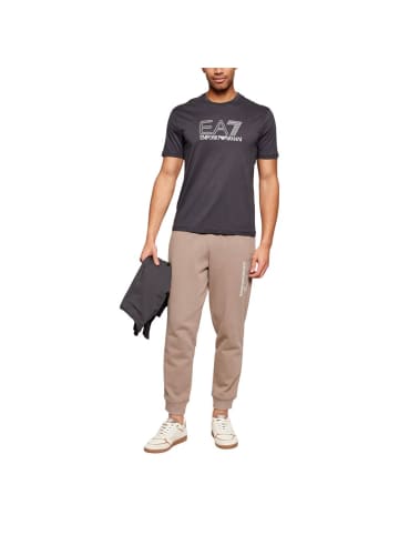 EA7 Emporio Armani Grau Baumwolle T-Shirt