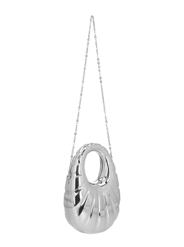 faina Women Handbag in Silver
