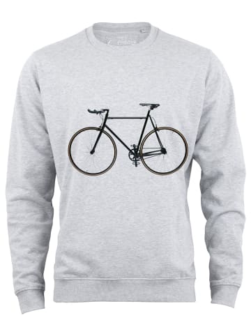 Cotton Prime® Sweatshirt Bike-Fahrrad in Grau-Melange