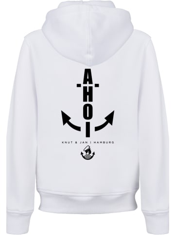 F4NT4STIC Hoodie Ahoi Anker Knut & Jan Hamburg in weiß