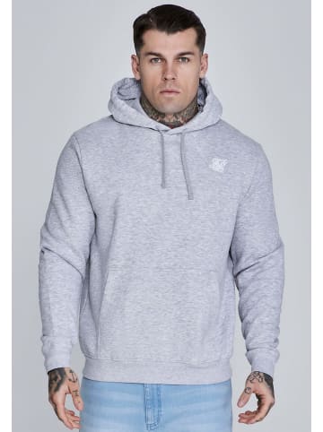 SikSilk Kapuzenpullover Essentials in Grey Marl