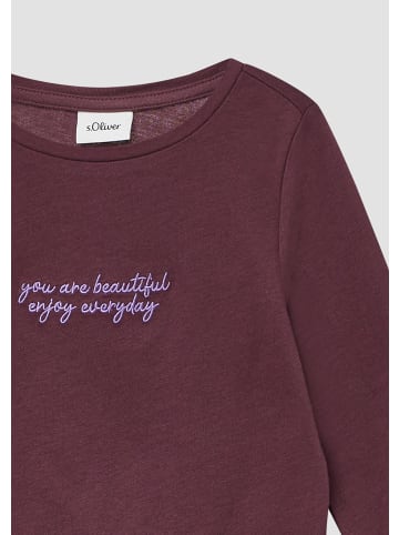 s.Oliver T-Shirt in 4927_bordeaux